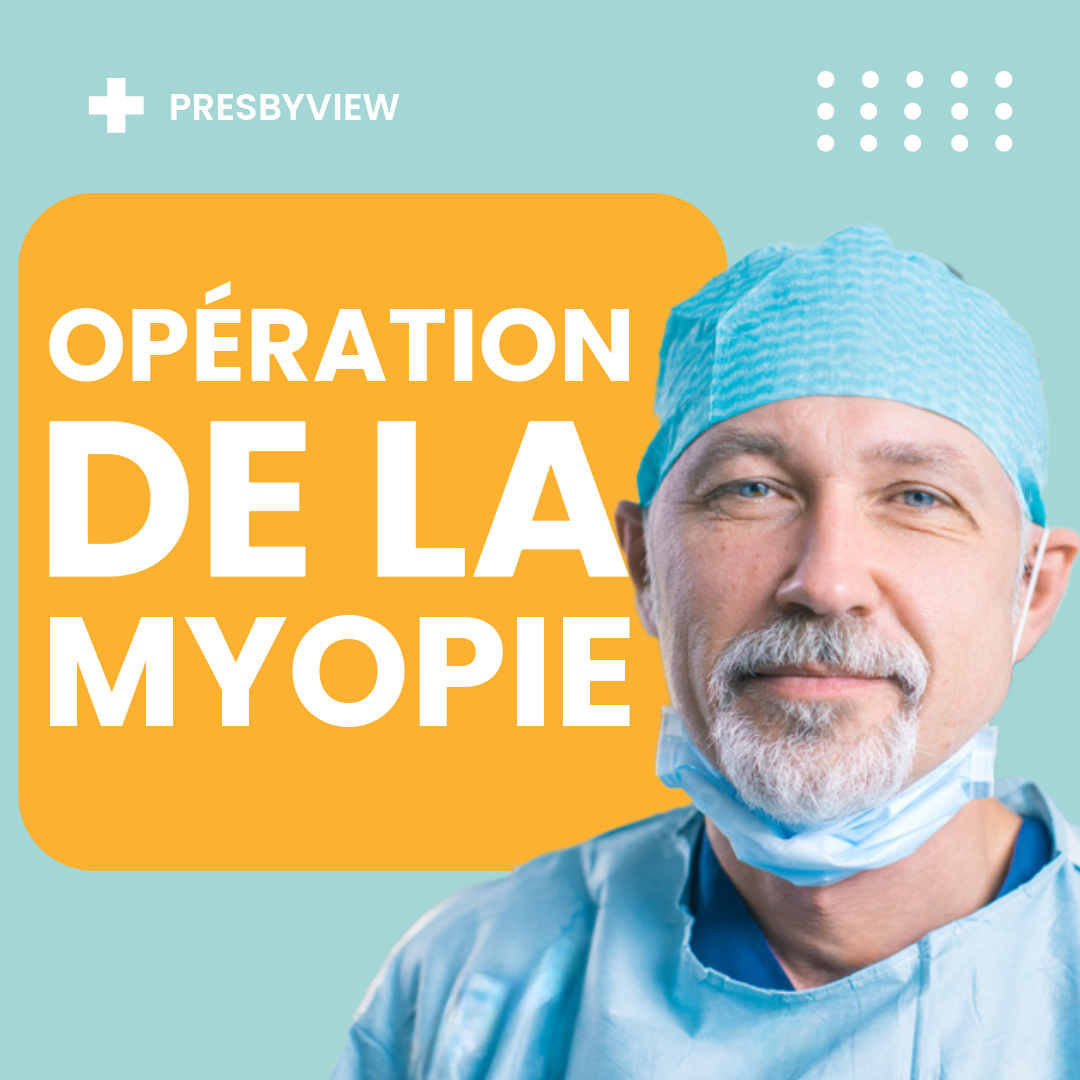 un chirurgien de l'opération de la myopie