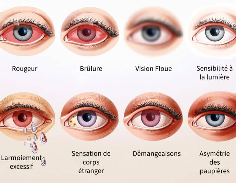 Symptomes sécheresse des yeux